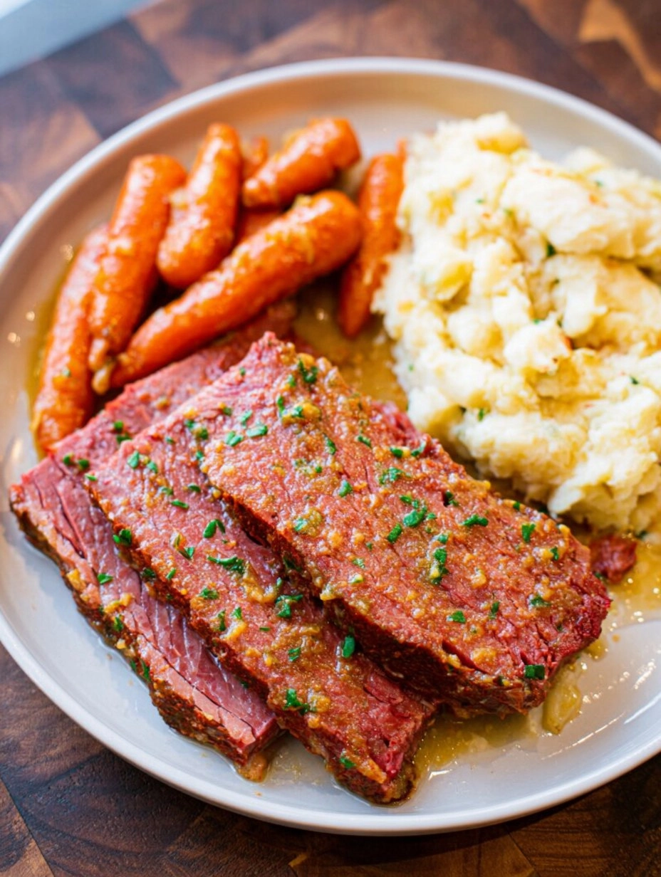 Slow Cooker Maple Mustard Corned Beef 81 Slow Cooker Maple Mustard Corned Beef