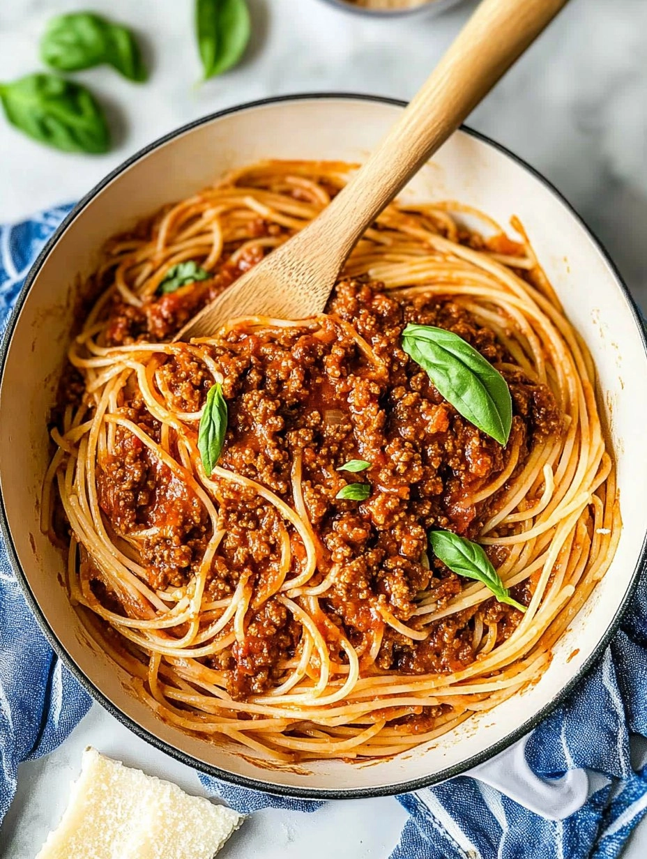 Spaghetti Bolognese | Classic Meat Sauce Pasta Dinner