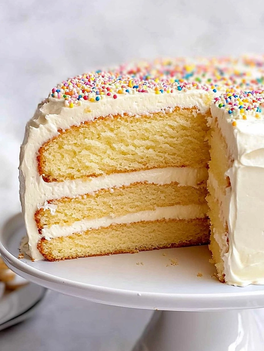 Vanilla Cake | Easy Homemade Vanilla Layer Cake