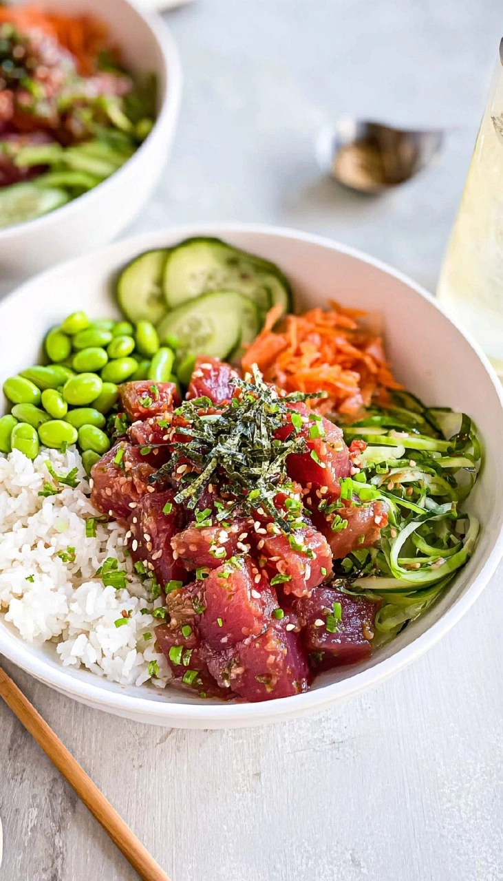 Ahi Tuna Poke Bowls 102 Ahi Tuna Poke Bowls