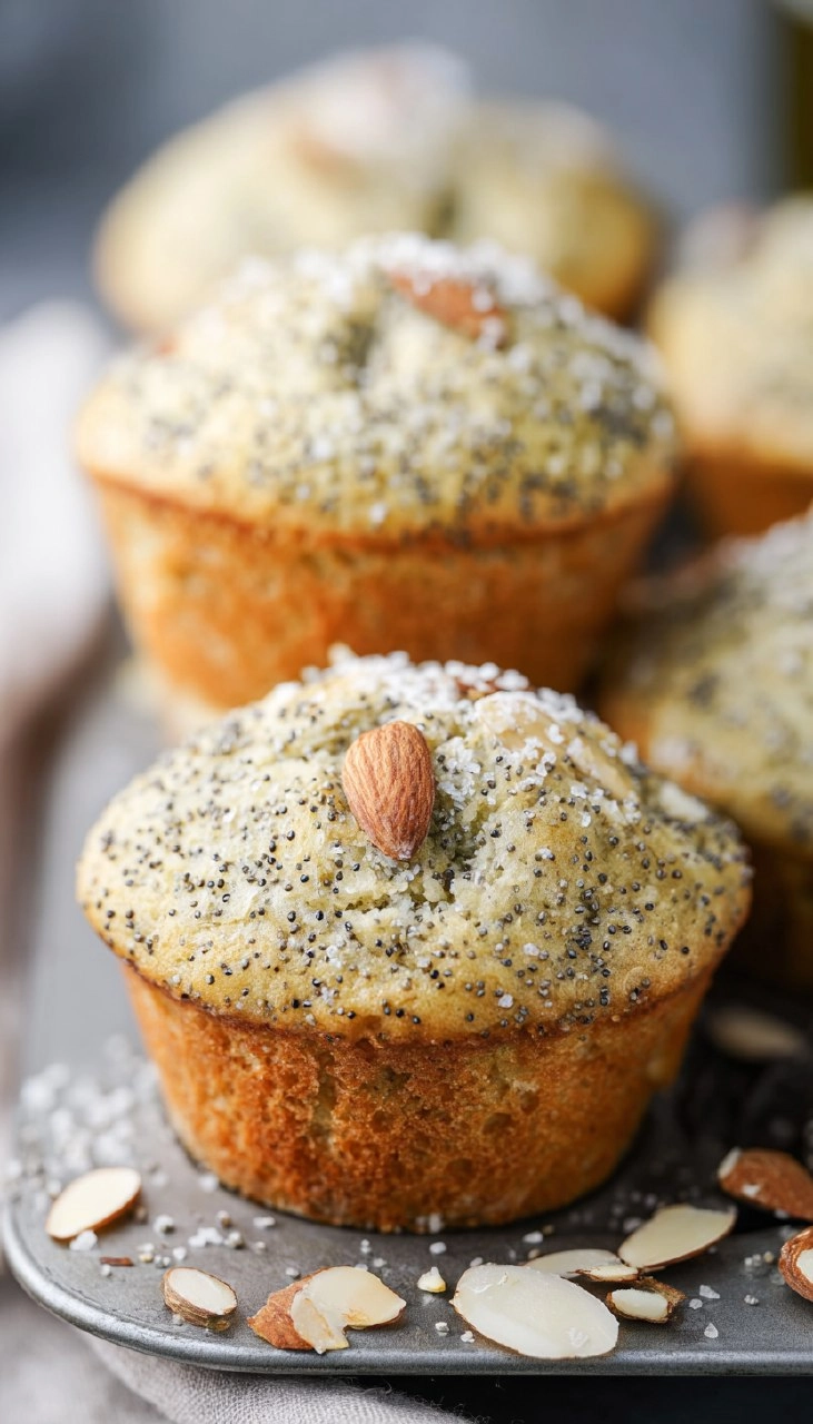 Almond Poppy Seed Muffins