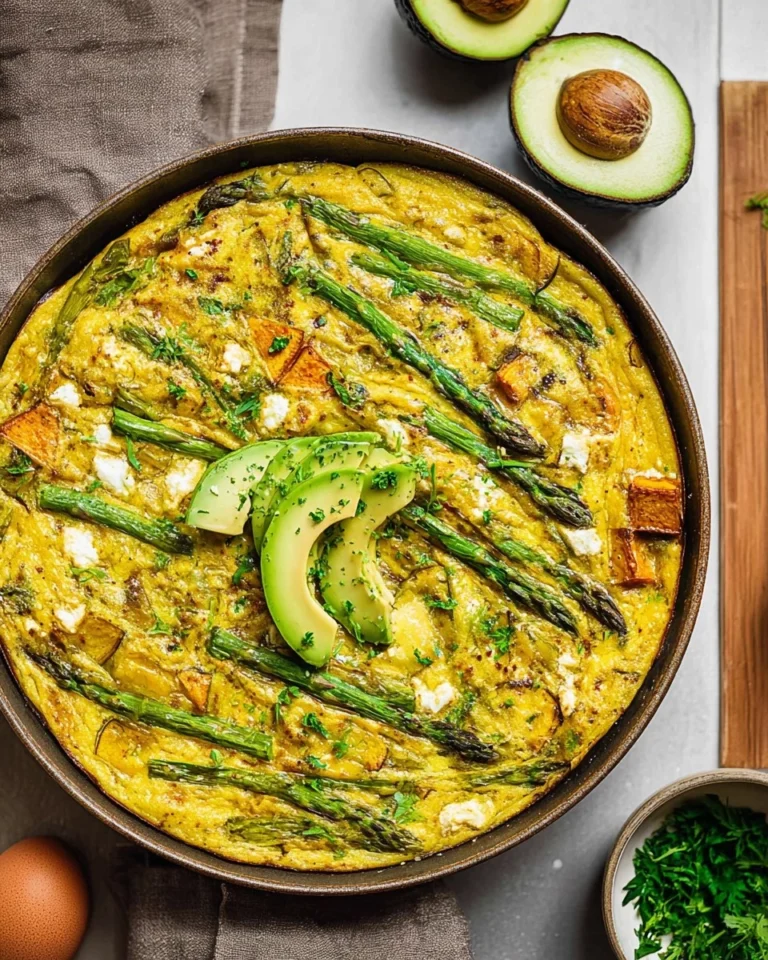 Asparagus-Frittata-with-Goat-Cheese-Sweet-Potatoes-Recipe