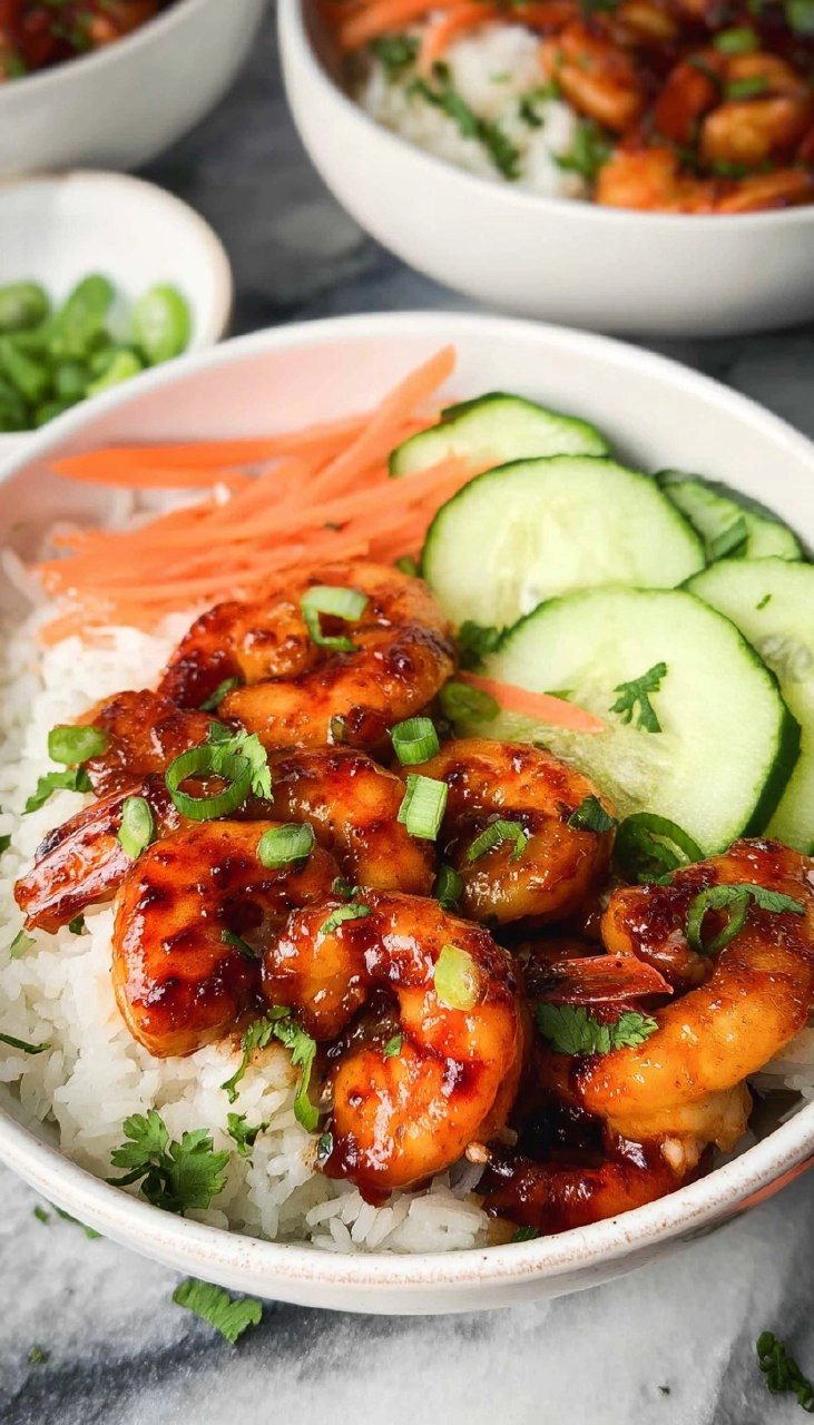 BBQ Shrimp Bowls