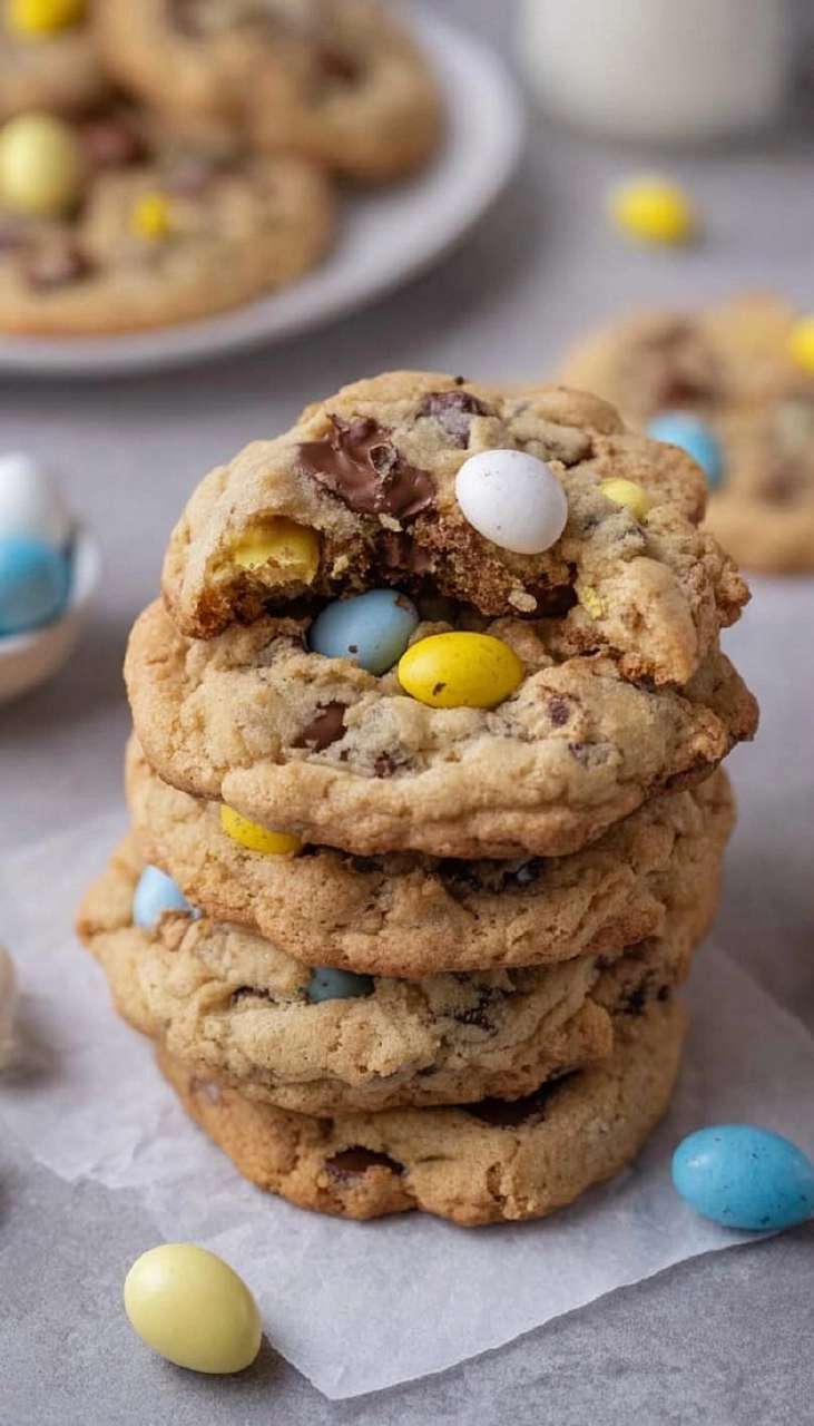 Brown Butter Cadbury Mini Egg Cookies