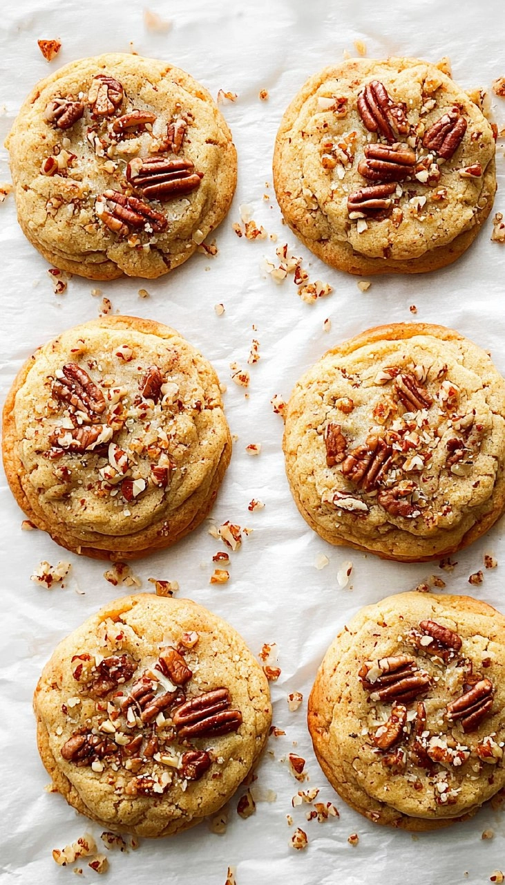 Butter Pecan Melt-Away Cookies