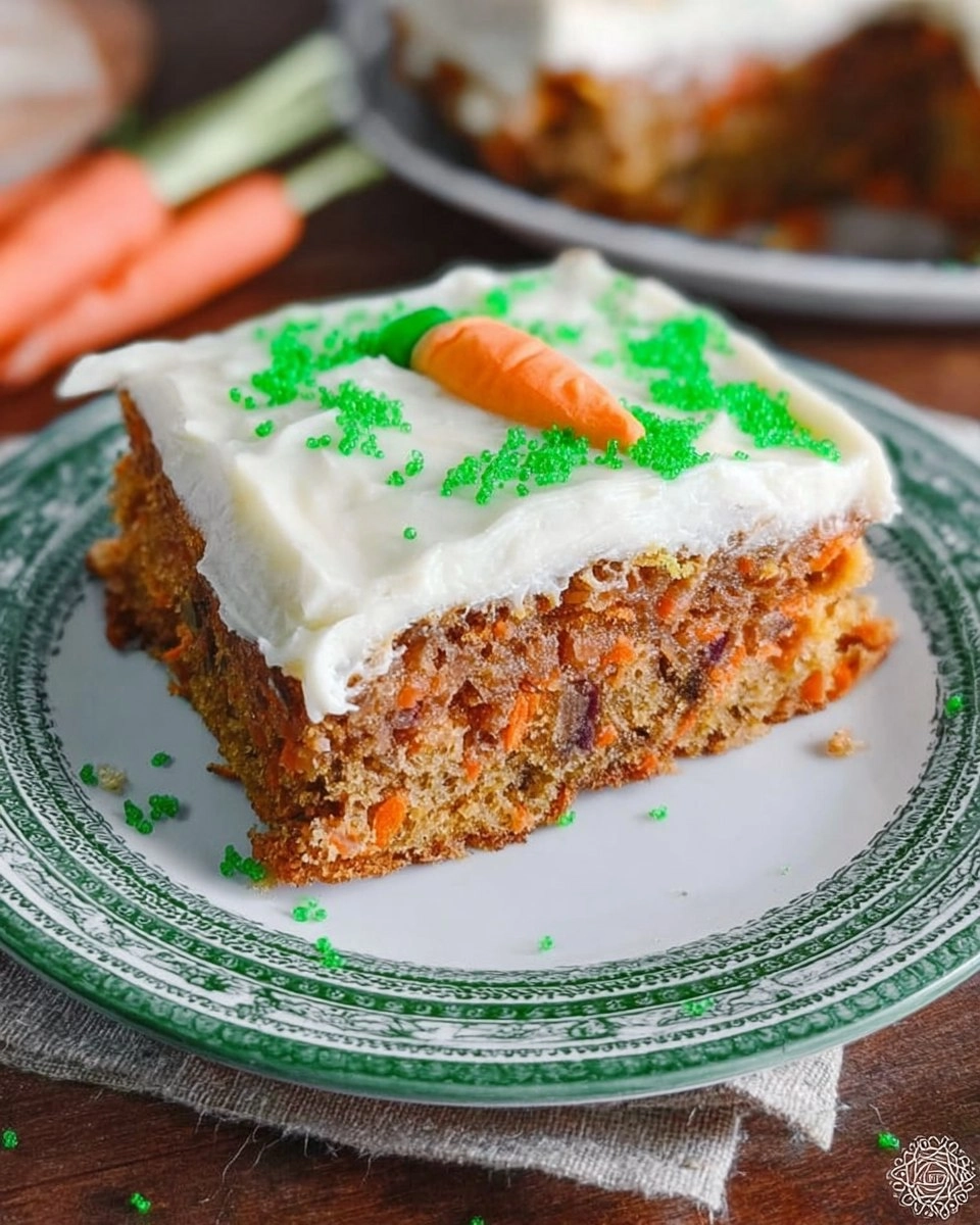 Carrot Cake Bars with Cream Cheese Frosting