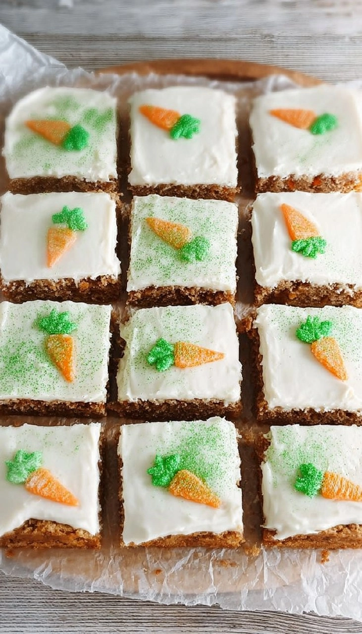 Carrot Cake Bars with Cream Cheese Frosting