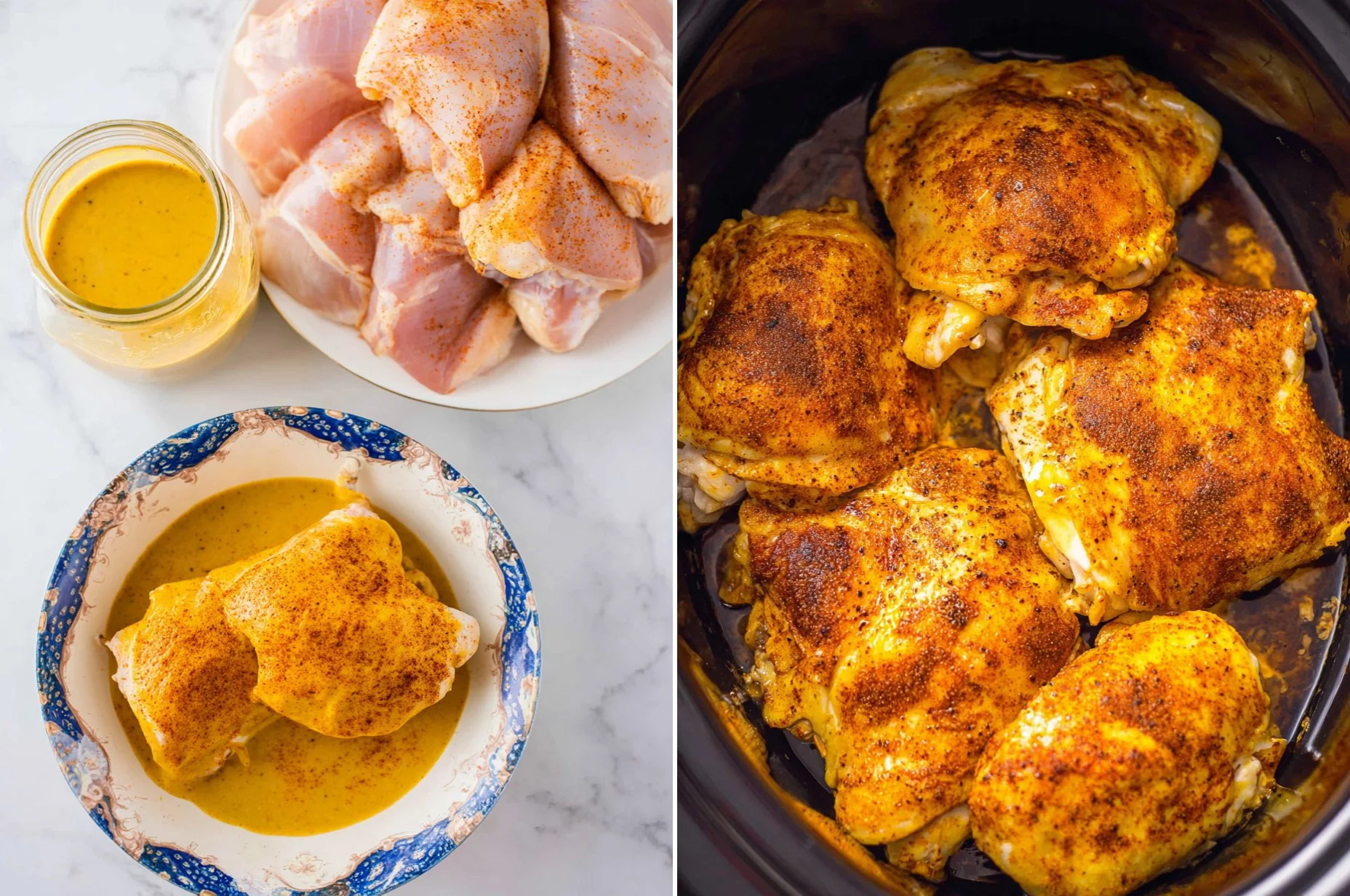 Crockpot Carolina Gold Bbq Chicken Thighs