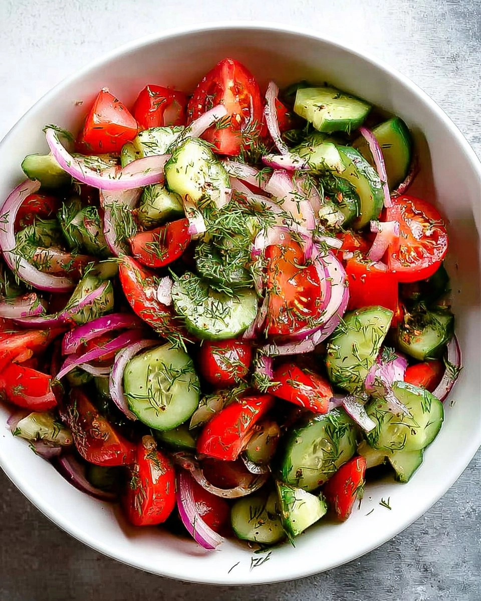Easy Cucumber Tomato Dill Salad 84 Easy Cucumber Tomato Dill Salad