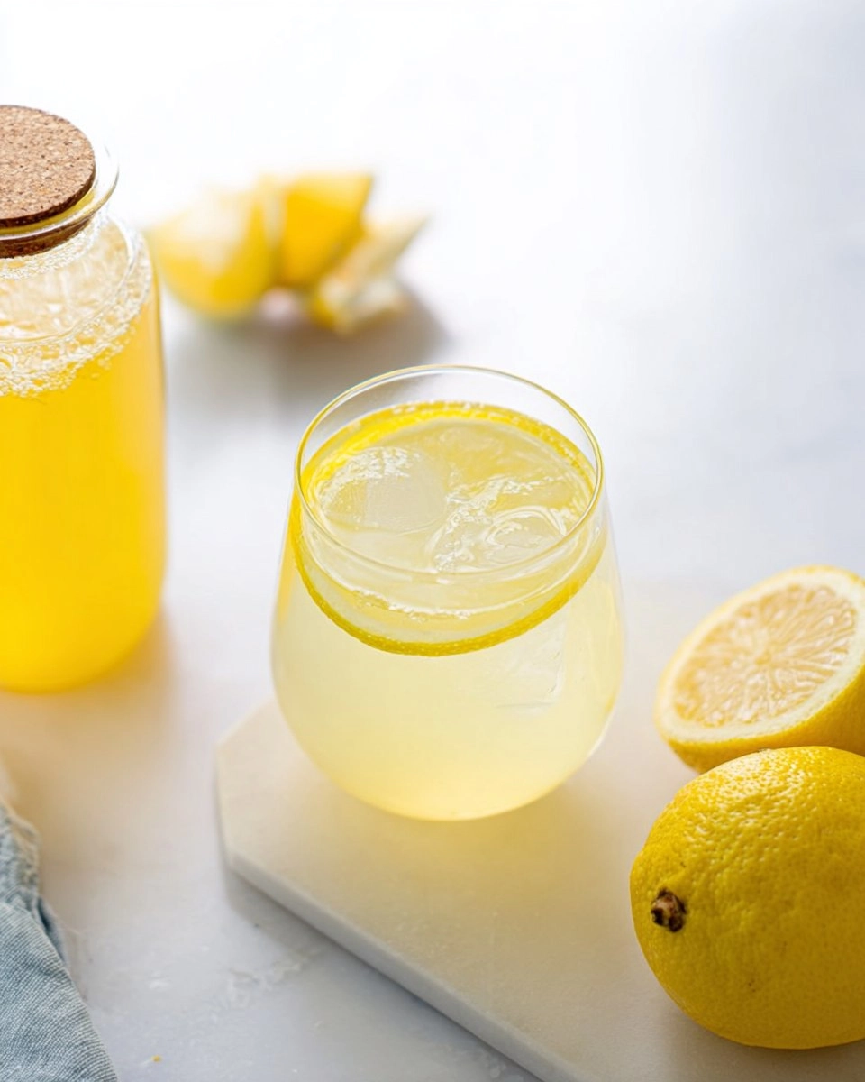 Easy Sparkling Lemonade Mocktail