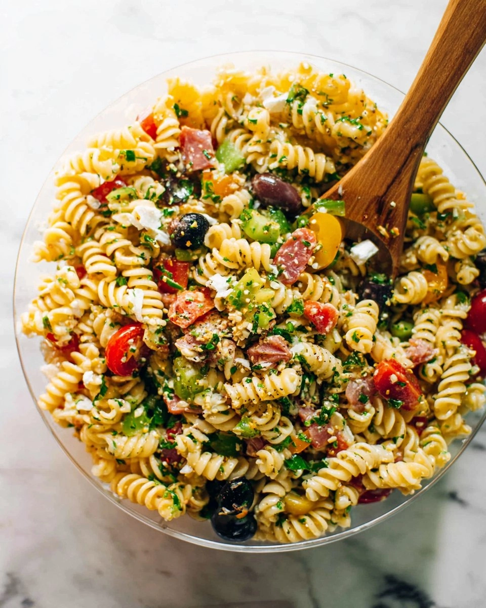 Easy Summer Pasta Salad (4 Ingredients)