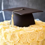 Elegant Graduation Cake with Fondant Cap Topper 111 Elegant-Graduation-Cake-with-Fondant-Cap-Topper-Recipe