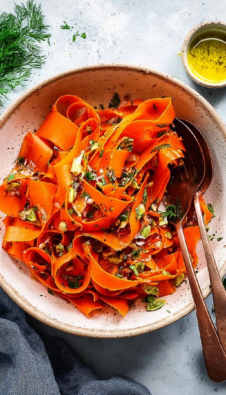 Fresh Carrot Ribbon Salad