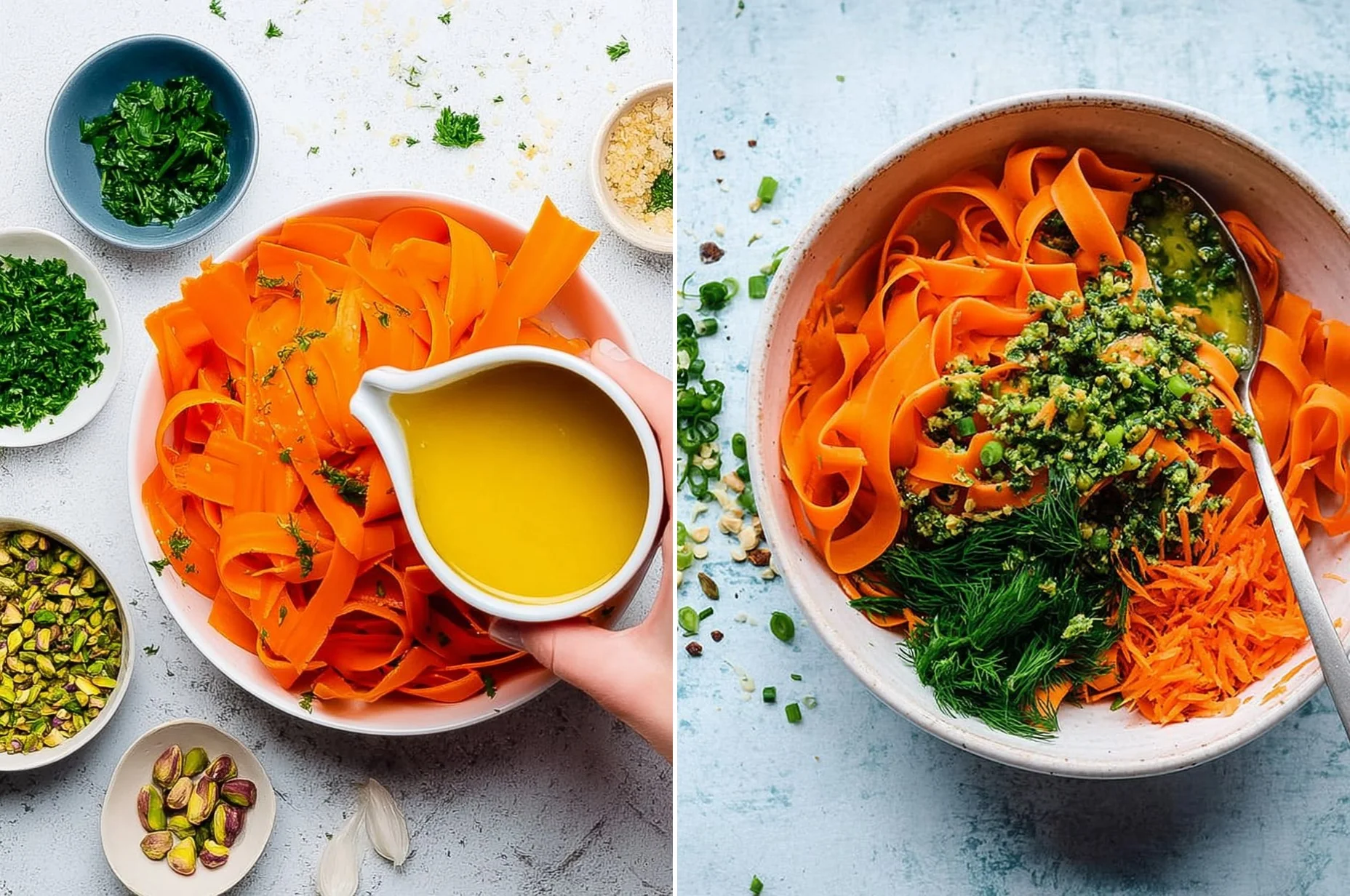 Fresh Carrot Ribbon Salad