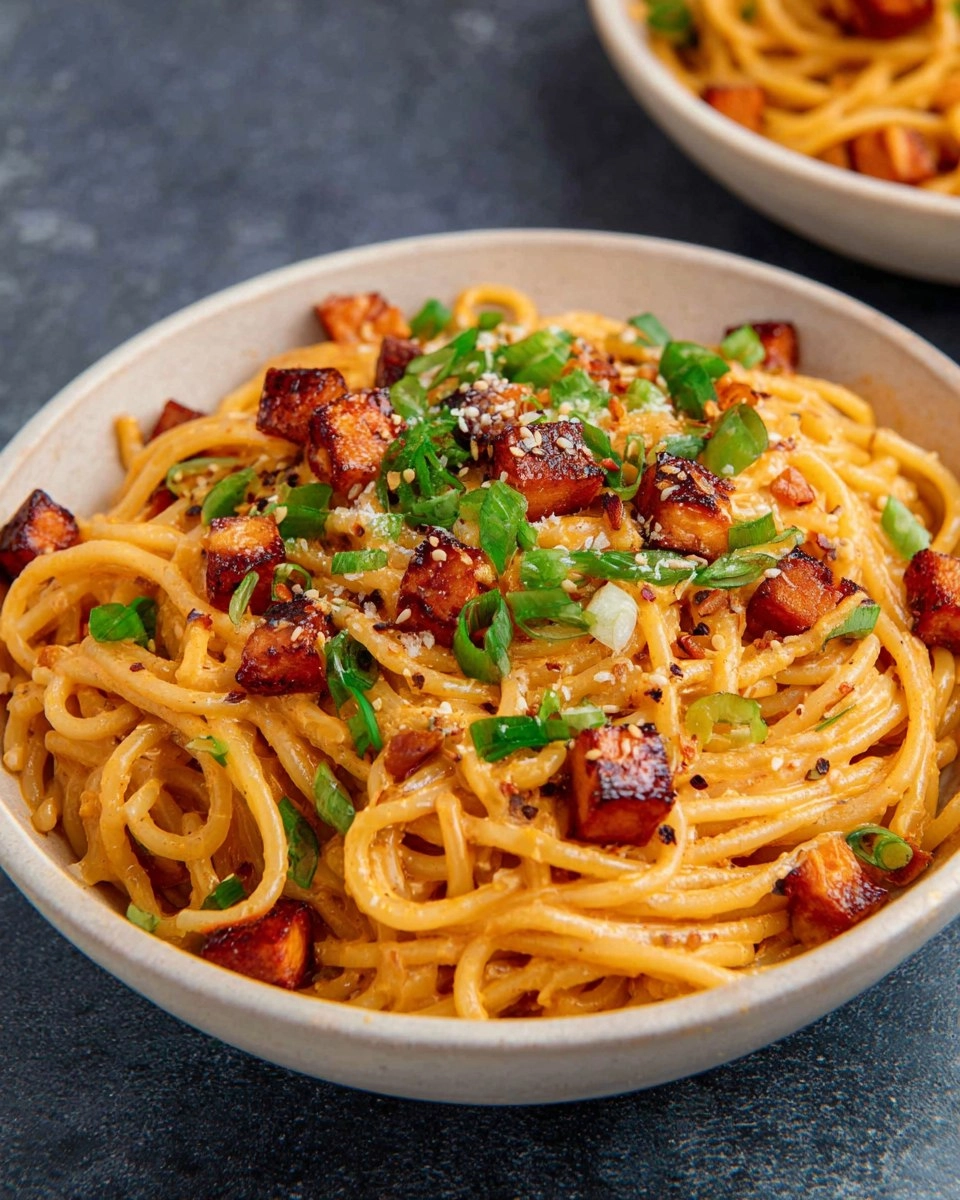 Gochujang Carbonara (Vegan)