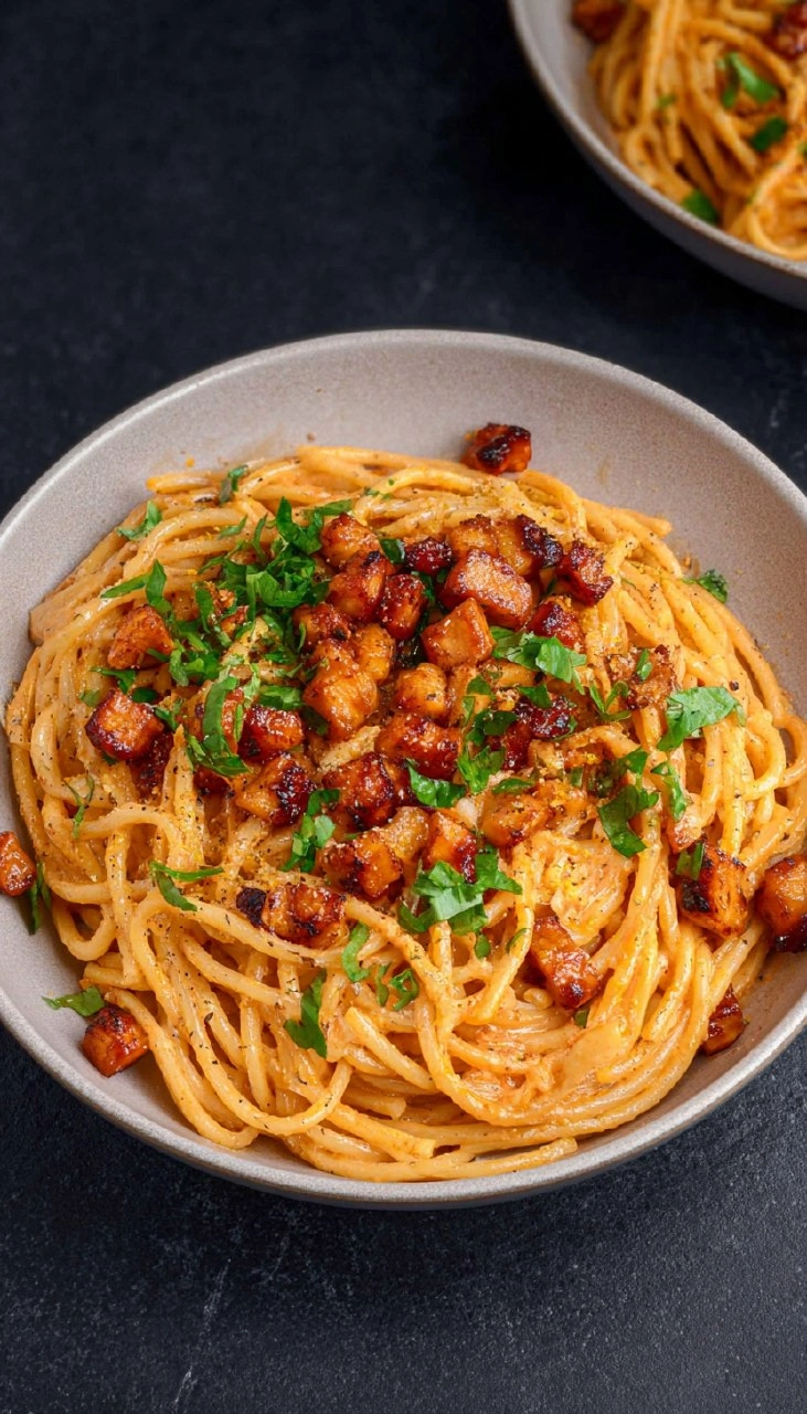 Gochujang Carbonara (Vegan)