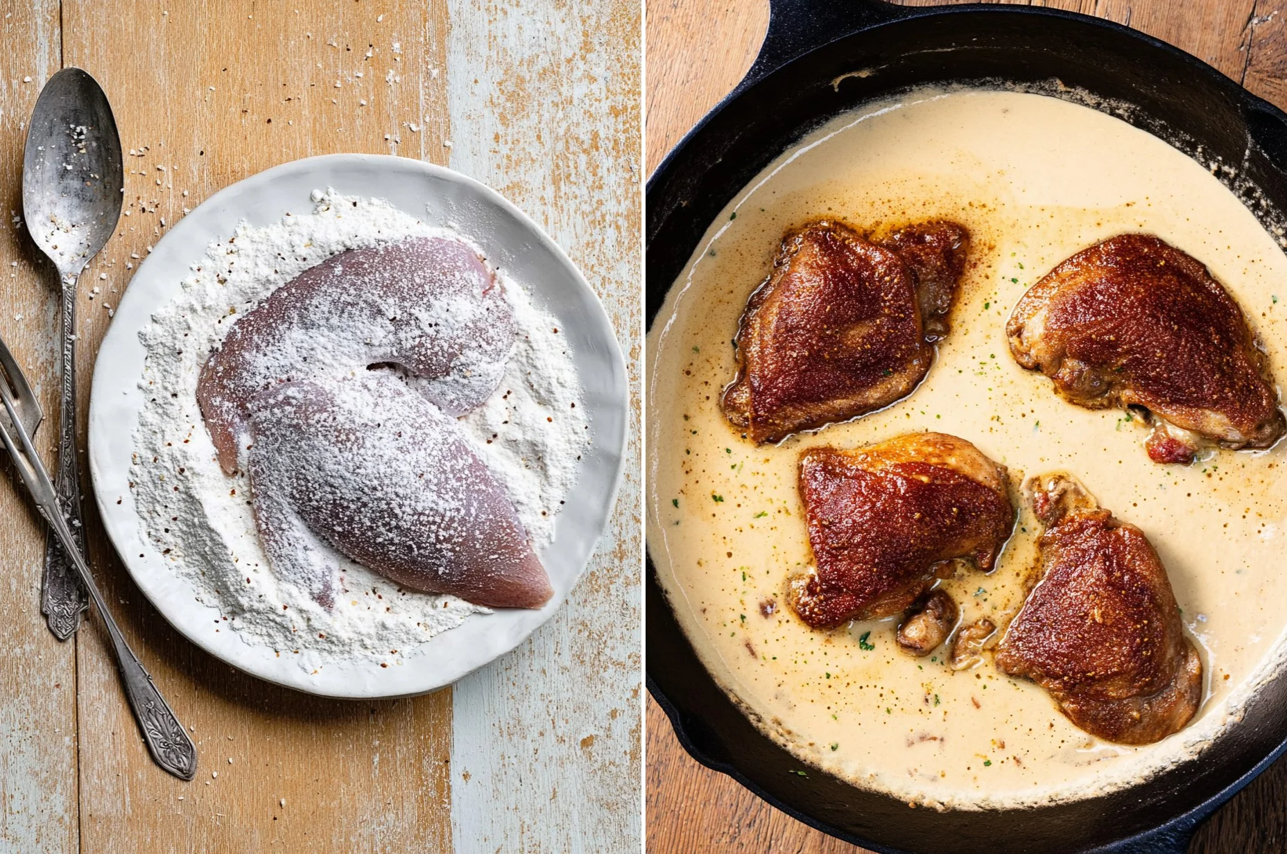 Pan-Seared Pheasant with Creamy Dijon Mustard Sauce