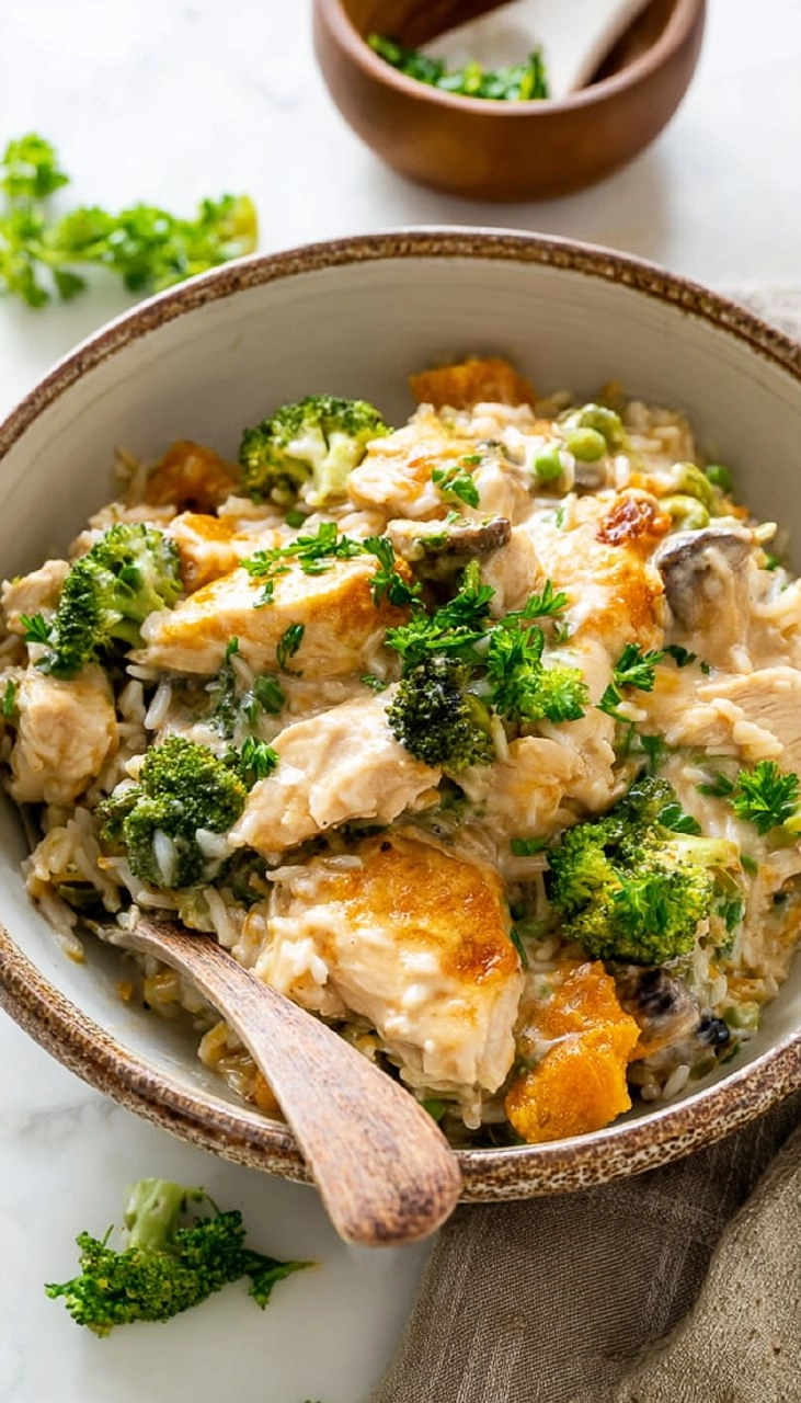 Slow Cooker Chicken And Rice