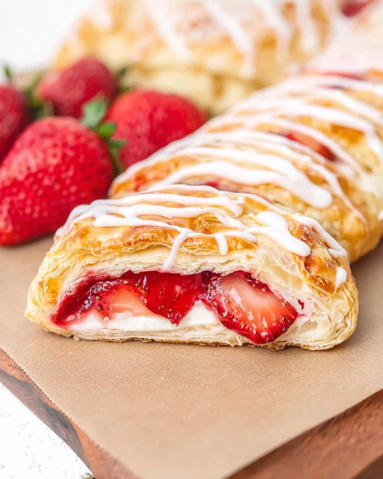 Strawberry-Cream-Cheese-Danish-Easy-Puff-Pastry-Breakfast-Pastry-Recipe