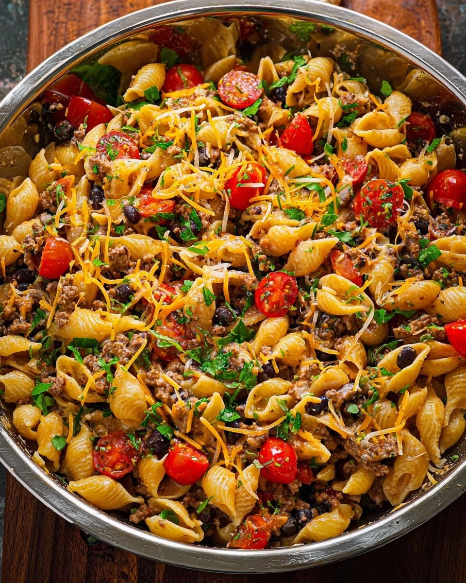 Taco Pasta Salad (Easy Summer Version)