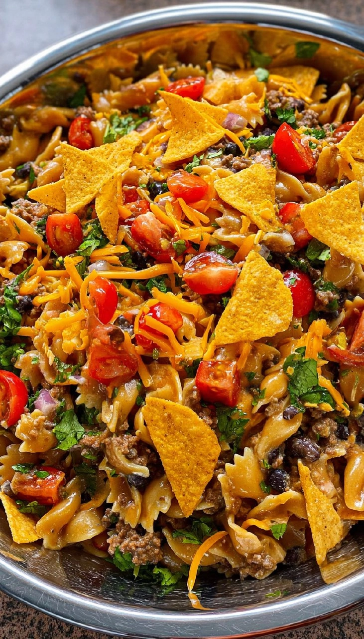 Taco Pasta Salad (Easy Summer Version)