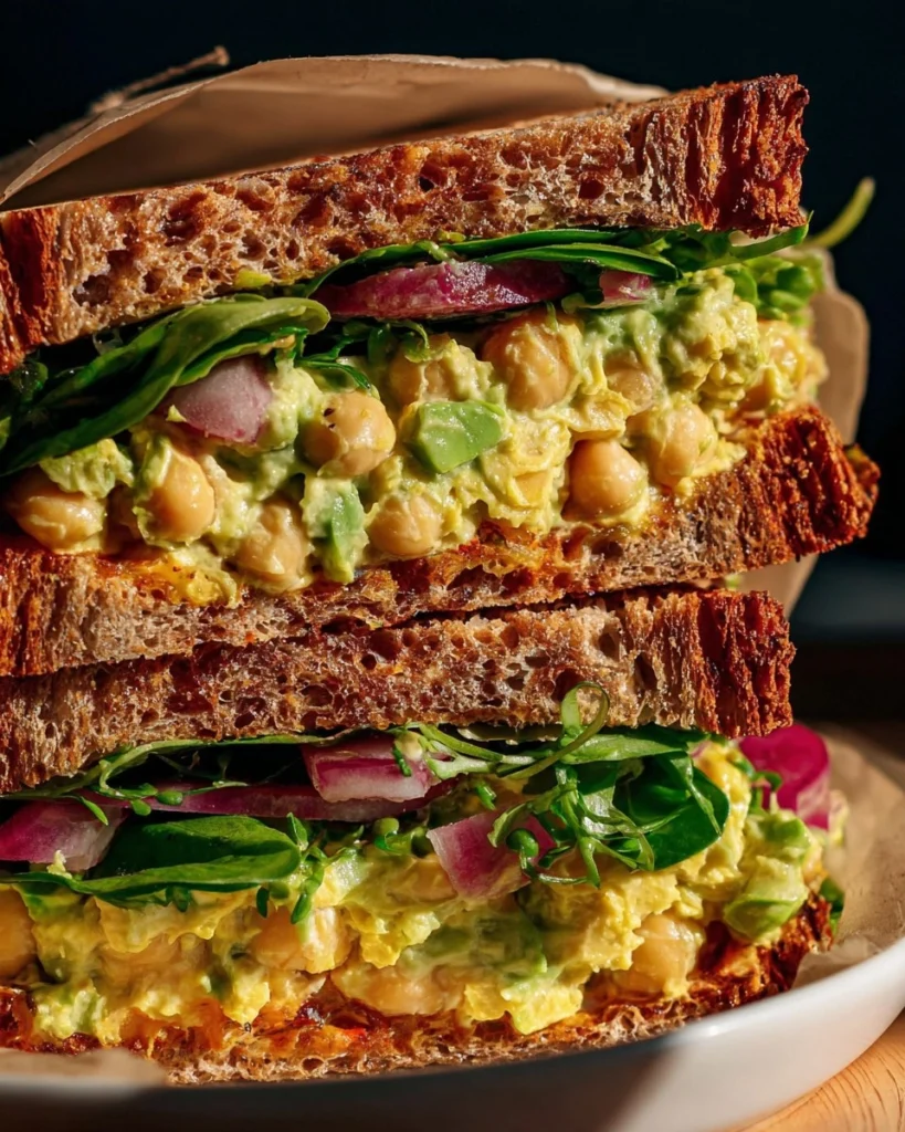 Caramelized-Lemon-Chickpea-Salad-Sandwich-Recipe