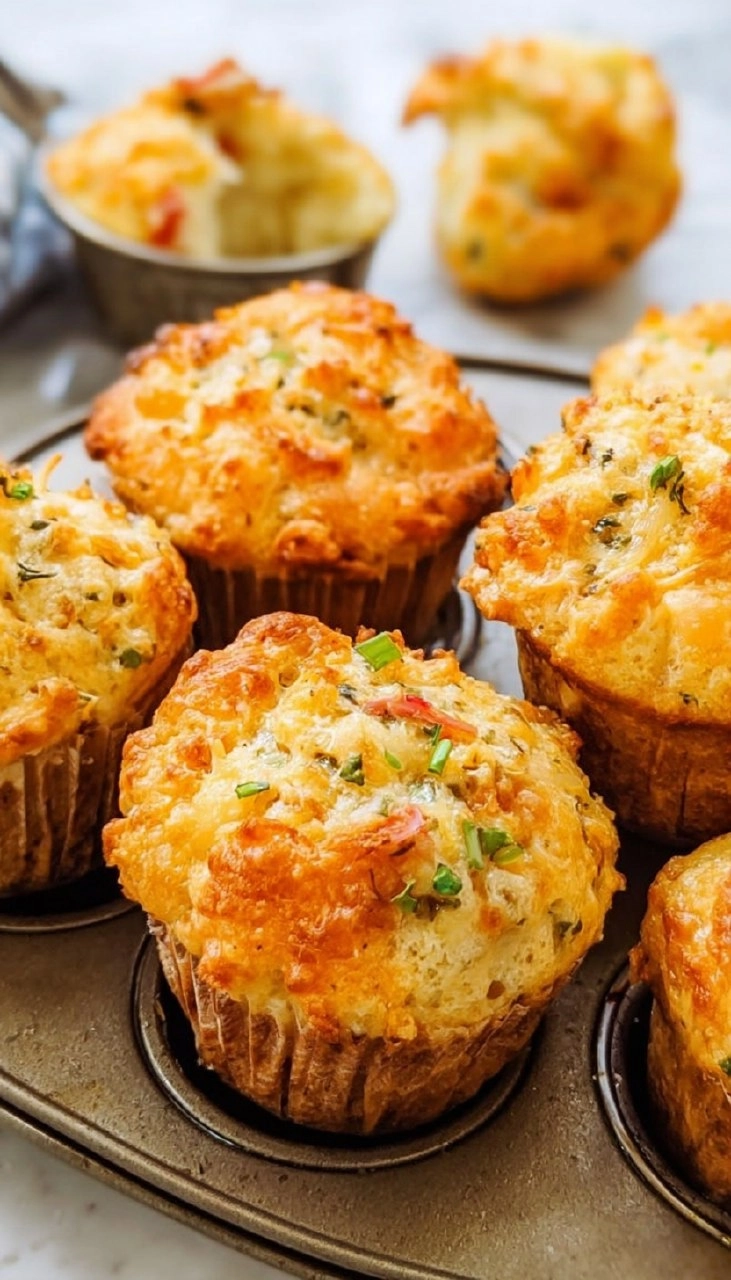 Cheesy Savory Muffins