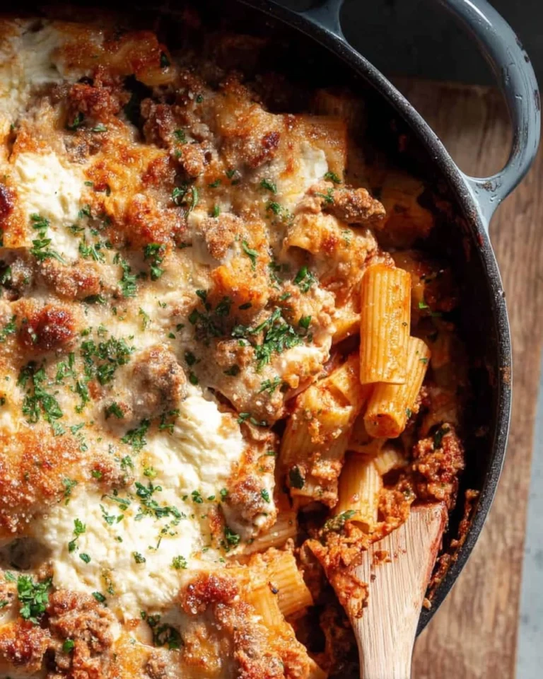 Cottage-Cheese-Pasta-Bake-Recipe