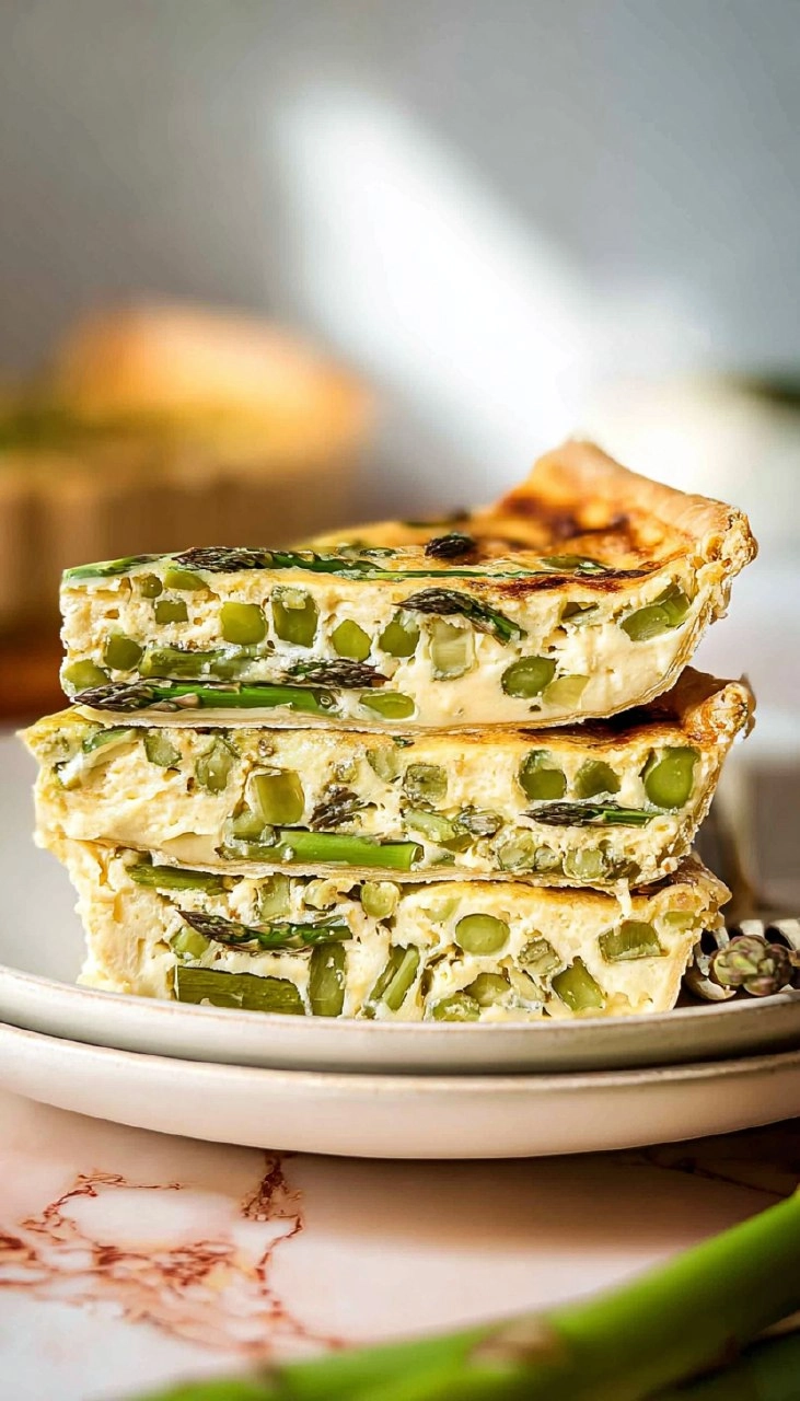 Easy Asparagus Quiche with Gruyère