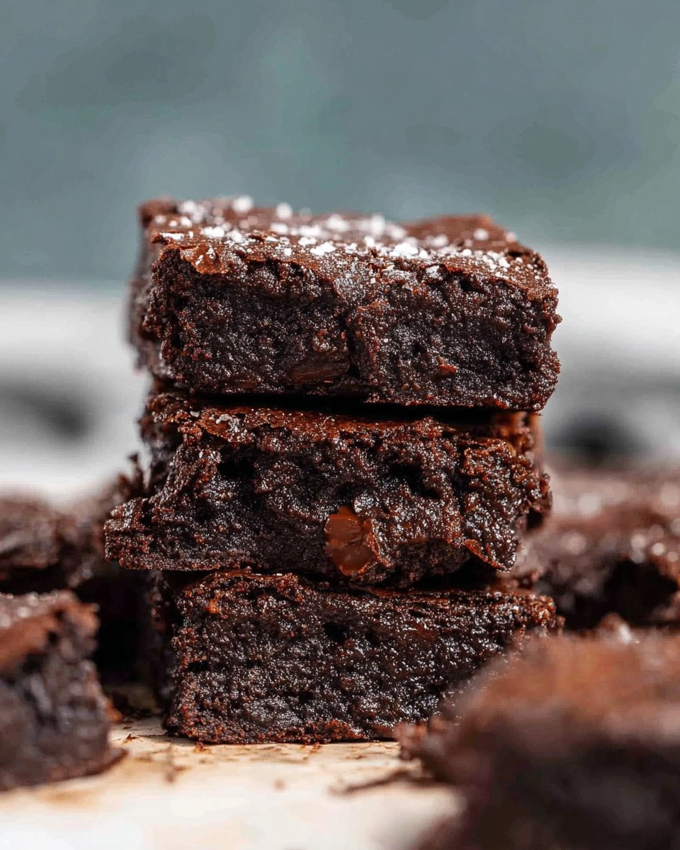 Fudgy Vegan Brownies (Applesauce Brownies)