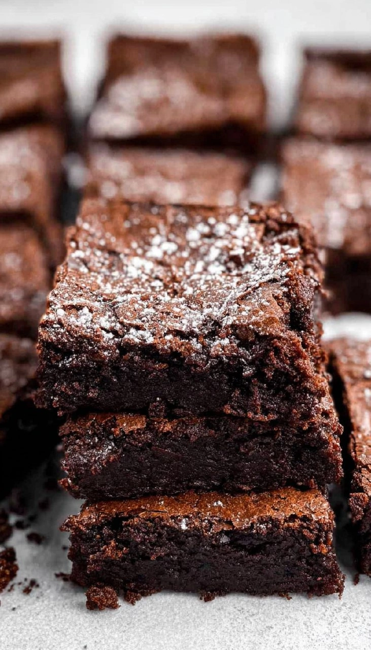 Fudgy Vegan Brownies (Applesauce Brownies)