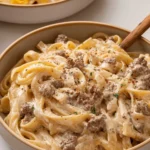 Ground-Beef-Alfredo-Recipe