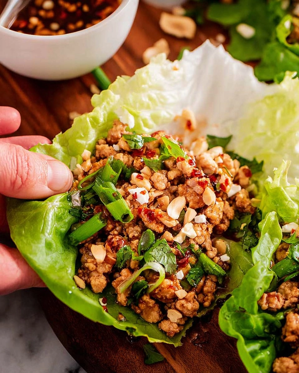 Ground Chicken Lettuce Wraps 129 Ground Chicken Lettuce Wraps