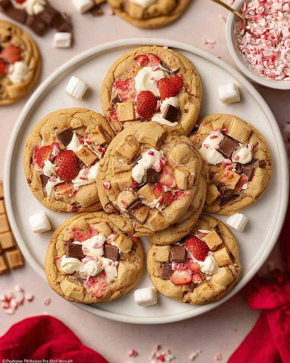 Strawberry Cheesecake Cookies