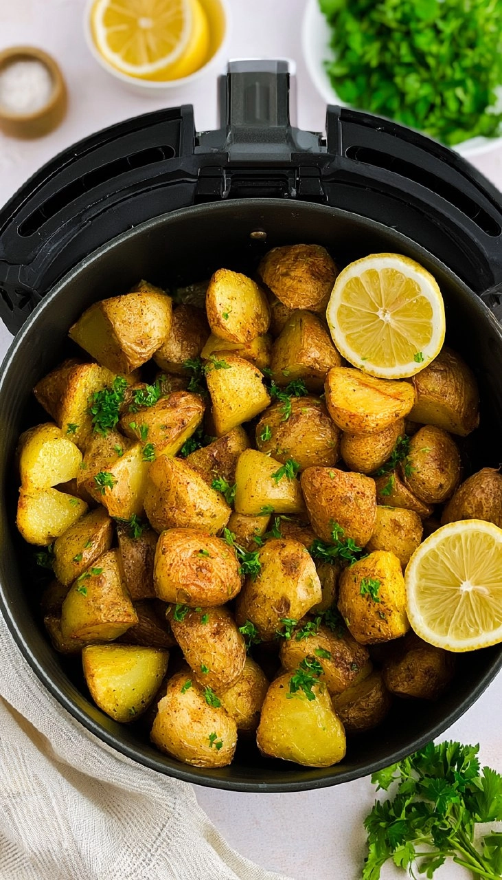 Air Fryer Greek Roasted Potatoes 65 Air Fryer Greek Roasted Potatoes