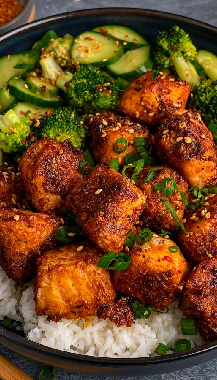 Air Fryer Salmon Bites