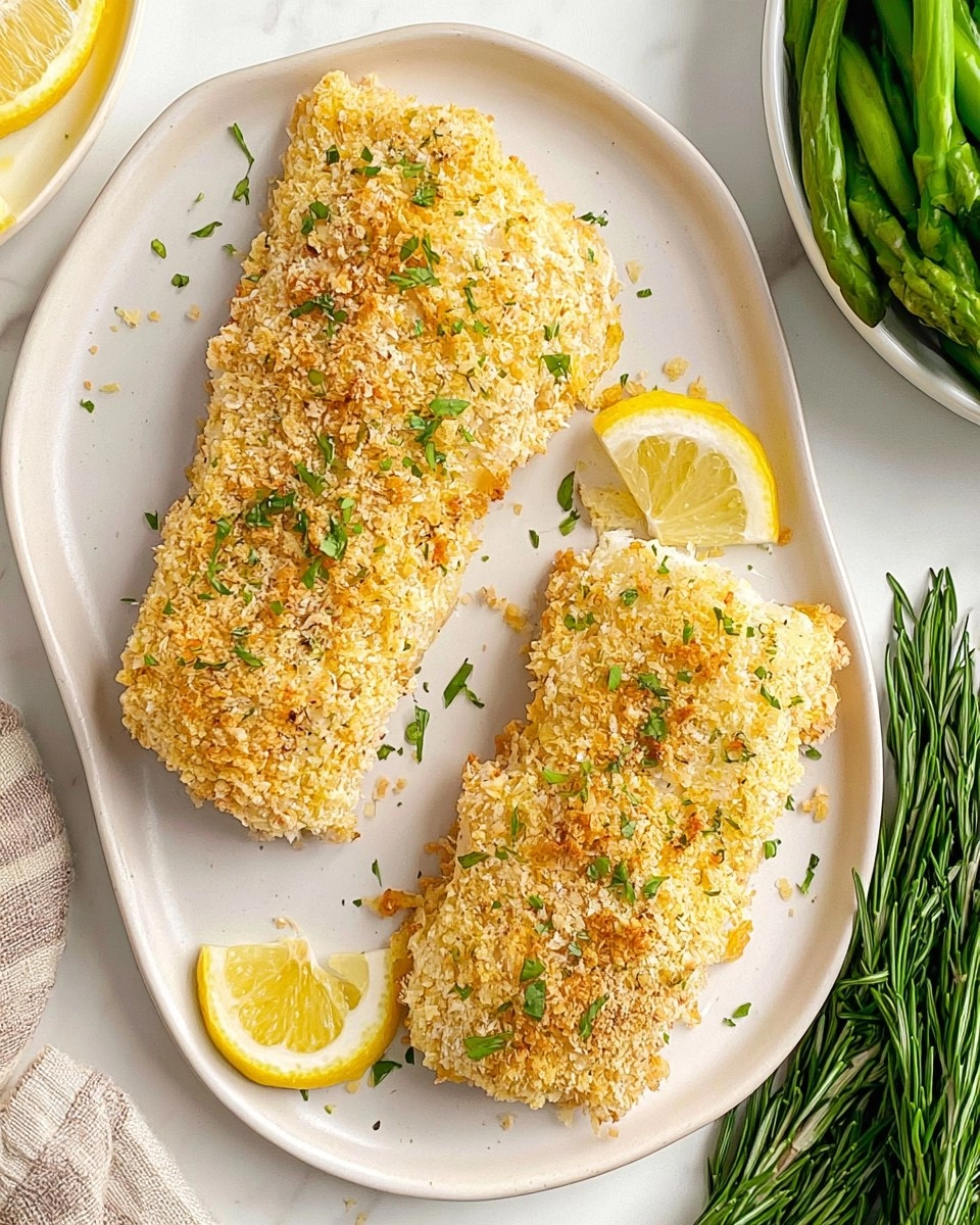 Baked Cod With Panko Bread Crumbs