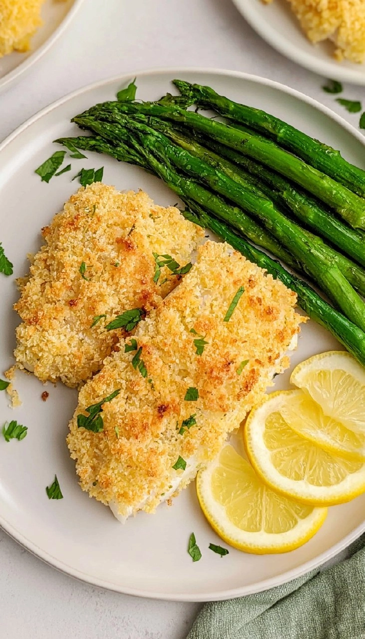 Baked Cod With Panko Bread Crumbs