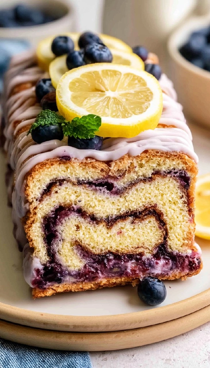 Blueberry Lemon Icebox Cake