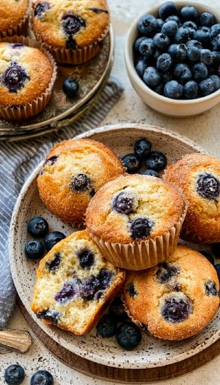 Blueberry Yogurt Muffins