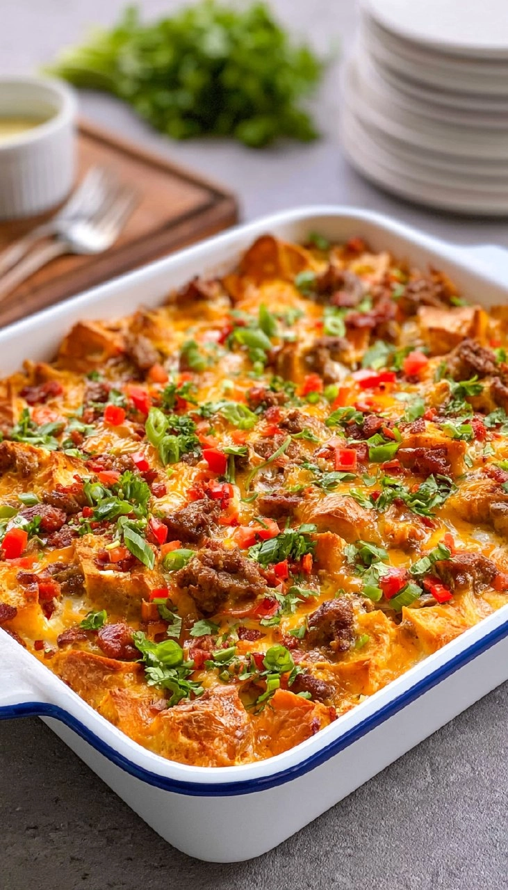 Breakfast Casserole | Easy Make-Ahead Father’s Day Brunch Bake