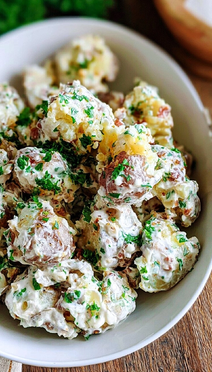 Buttermilk Smashed Potato Salad | Creamy BBQ Side for Memorial Day 105 Buttermilk Smashed Potato Salad | Creamy BBQ Side for Memorial Day