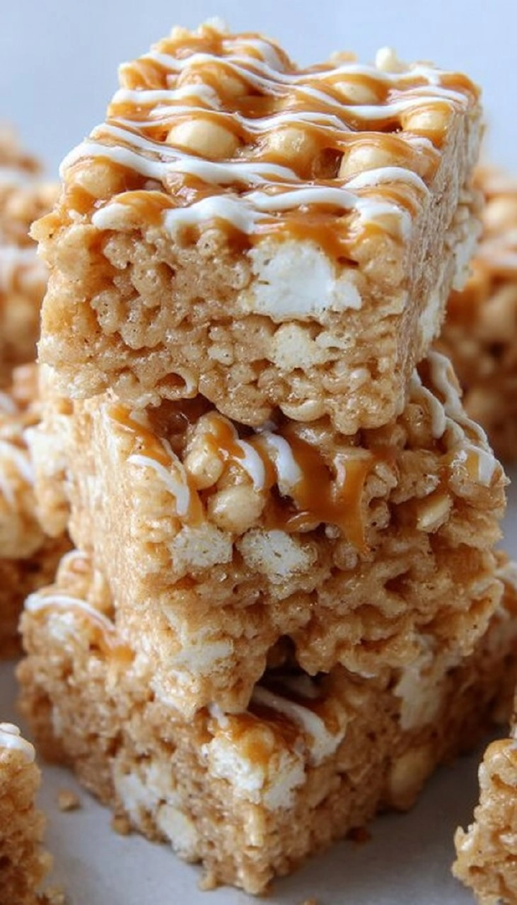 Caramel Rice Krispie Treats