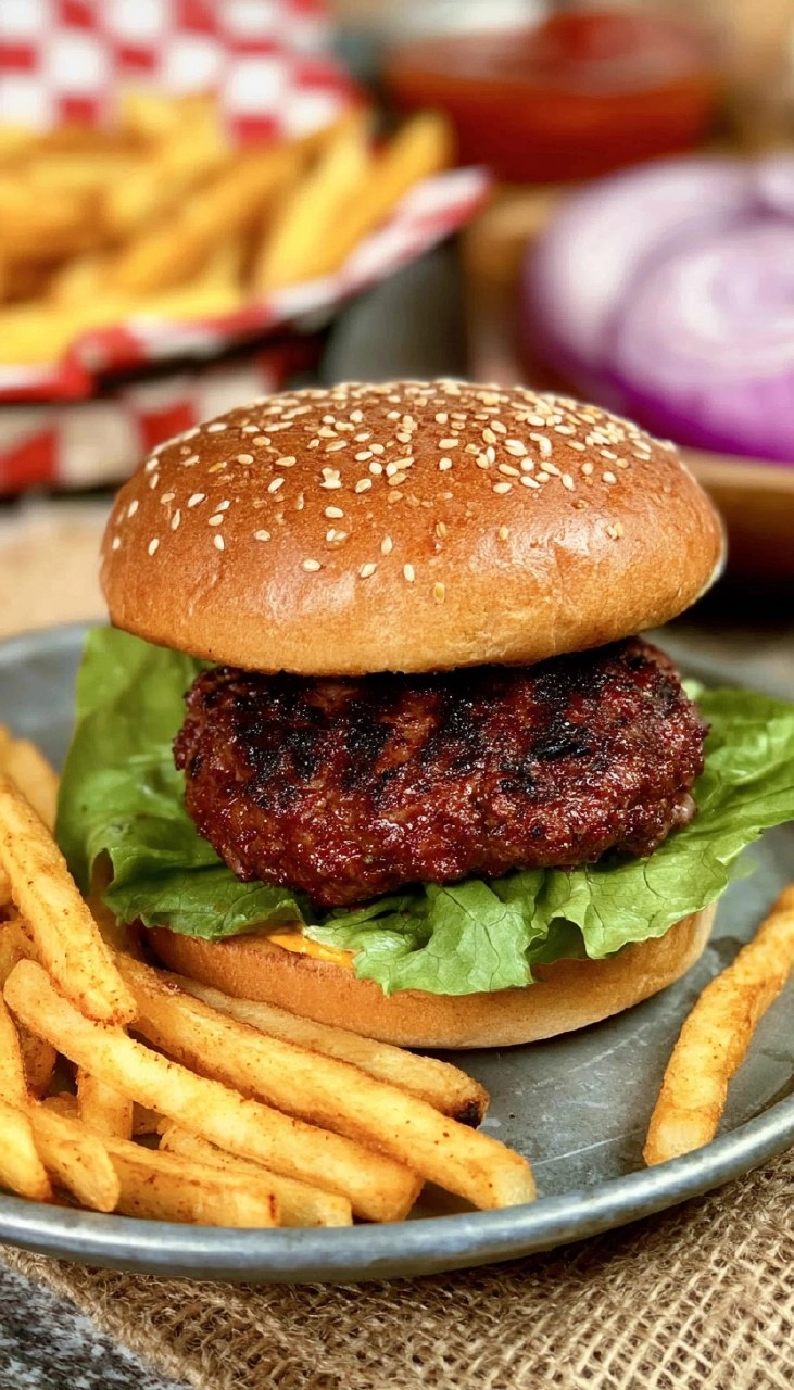 Classic Burger | Juicy Grilled Burgers for Memorial Day Cookouts