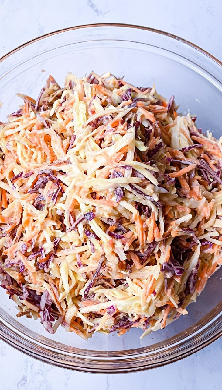 Classic Coleslaw | Creamy Crunchy BBQ Side Salad