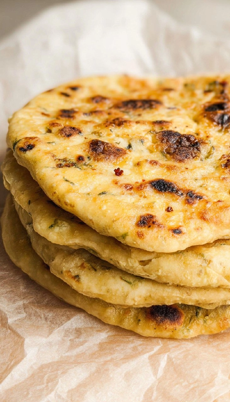 Cottage Cheese Naan Bread