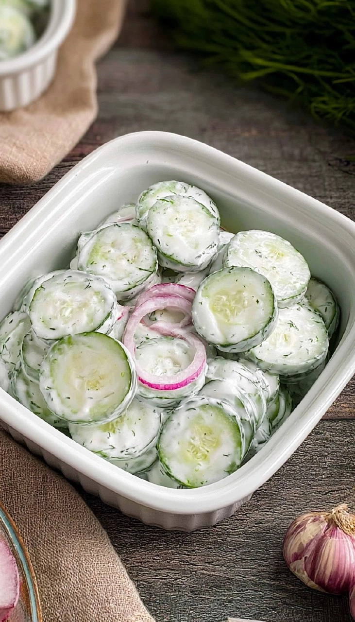 Creamy Cucumber Salad
