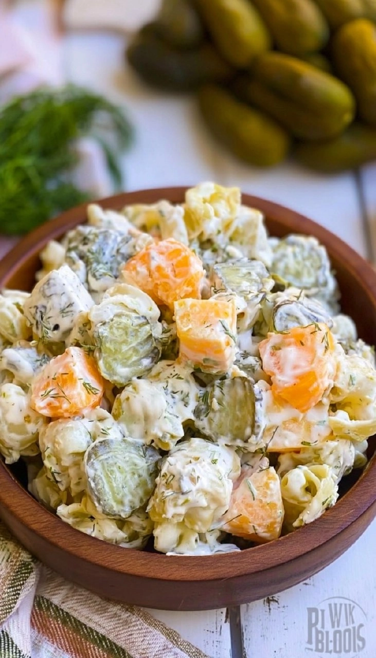 Creamy Dill Pickle Pasta Salad 95 Creamy Dill Pickle Pasta Salad