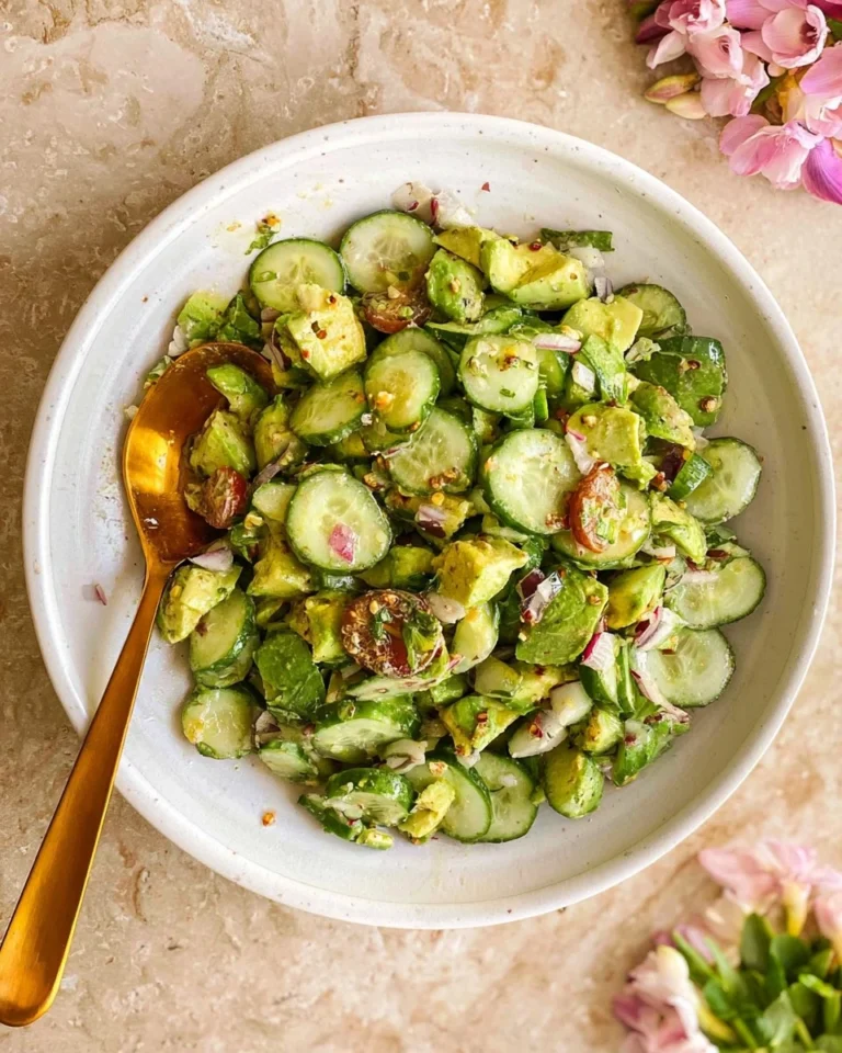 Cucumber-Avocado-Salad-Creamy-and-Ready-in-10-minutes-Recipe