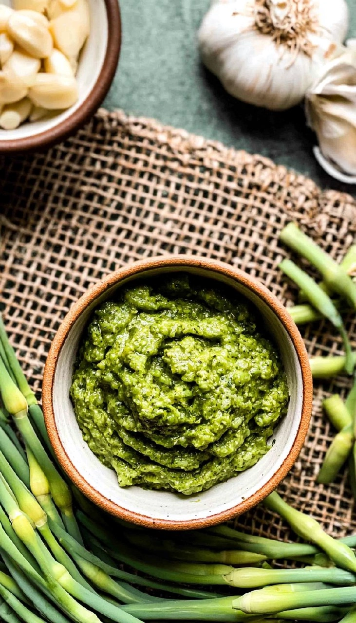 Garlic Scape Pesto